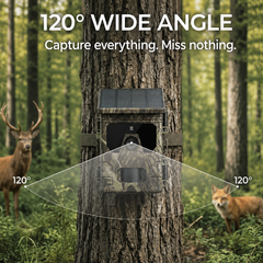 4G Solar Trail Camera 4K