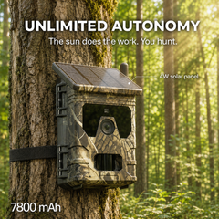 4G Solar Trail Camera 4K