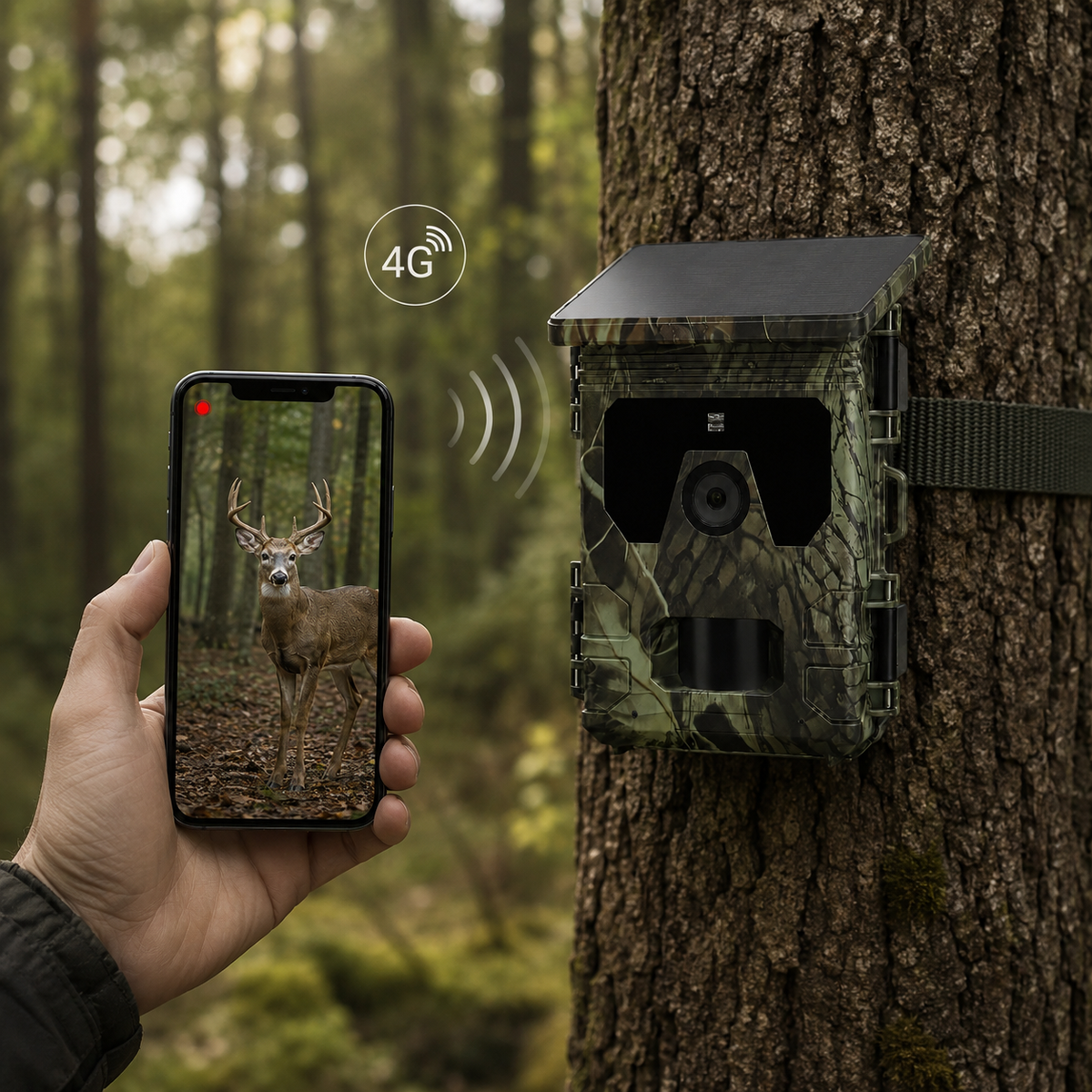 4G Solar Trail Camera 4K