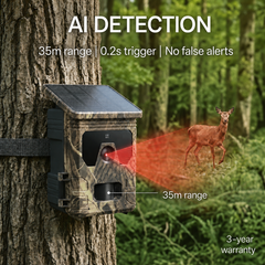 4G Solar Trail Camera 4K