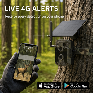 4G Solar Trail Camera 4K