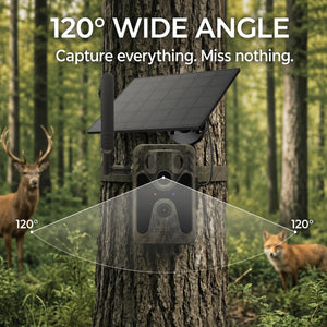4G Solar Trail Camera 4K