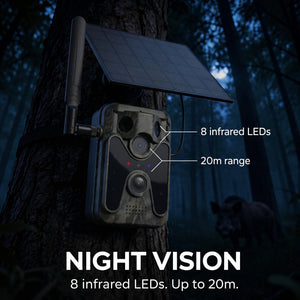 4G Solar Trail Camera 4K