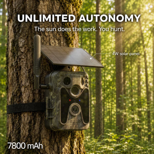 4G Solar Trail Camera 4K