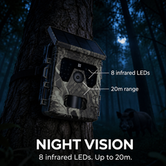 4G Solar Trail Camera 4K