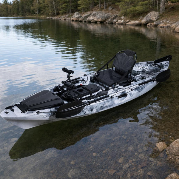 SightForest Heron 10 fishing kayak on a calm lake