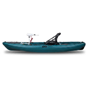 Motor-ready fishing kayak side profile