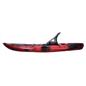 Paddle fishing kayak side profile