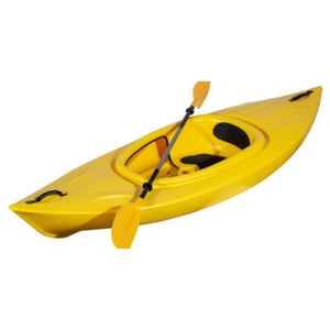 Sit-in recreational kayak rear three-quarter view