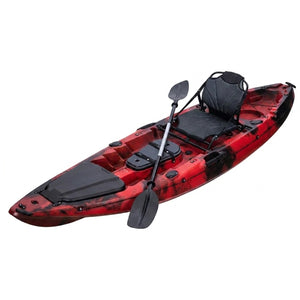 Paddle fishing kayak rear three-quarter view
