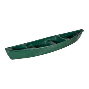 Open canoe rear three-quarter view