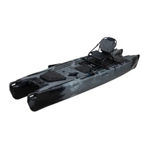Catamaran fishing kayak rear three-quarter view