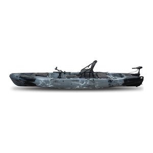 Catamaran fishing kayak side profile