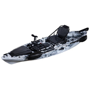 Heron 10 fishing kayak front three-quarter view