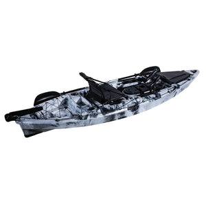 Heron 10 fishing kayak rear view with rudder