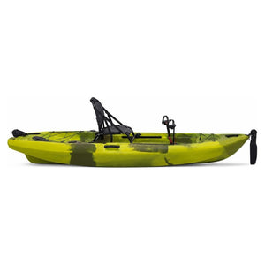 Pedal fishing kayak side profile